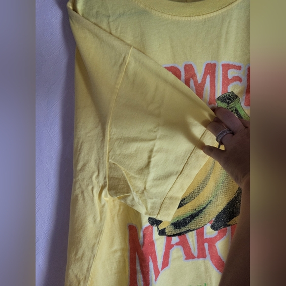 Free People Ragabond Farmers Market Tee NWOT - Picture 5 of 8